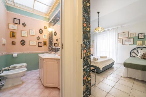 Koupelna v ubytování Carilla B&B