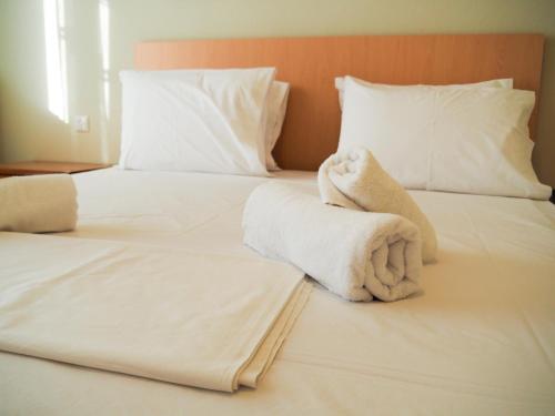 Katil atau katil-katil dalam bilik di Εolia Central Apartments