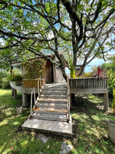 Cabane en bois climatisée