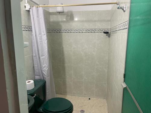 Koupelna v ubytování La plata huila