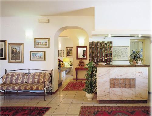 Posezení v ubytování Hotel Angela
