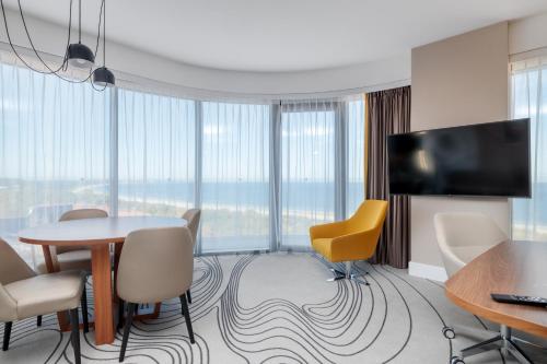 TV a/nebo společenská místnost v ubytování Radisson Blu Resort Swinoujscie