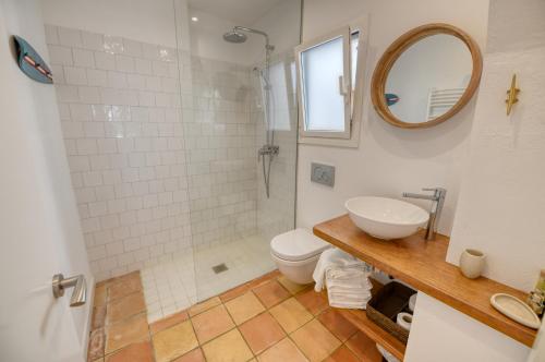 Koupelna v ubytování Refurbished Apartment Seaview, Santa Agata