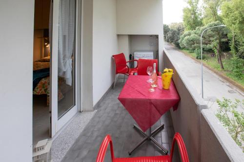 Balkón nebo terasa v ubytování Residence La Pigna