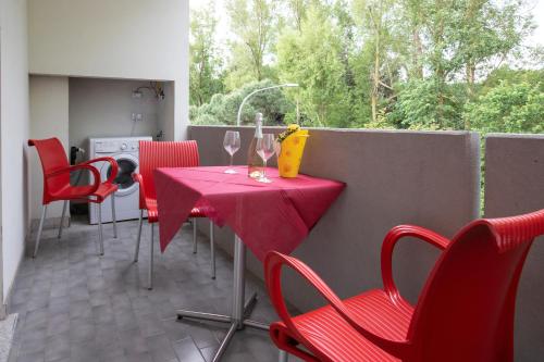 Posezení v ubytování Residence La Pigna