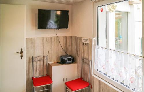 TV a/nebo společenská místnost v ubytování Stunning Apartment In Bandow With Wifi