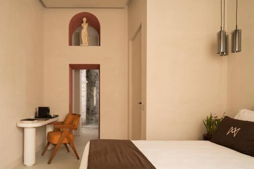 Katil atau katil-katil dalam bilik di Demetra Luxury Suites