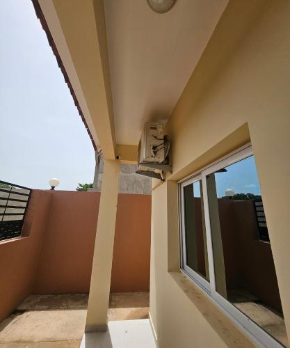 a view from the balcony of a house at Safim Suites in Plaque