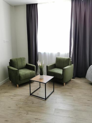 Posezení v ubytování Saldūs apartamentai