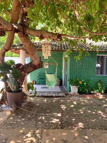 Taman di luar Pousada Viva Barra - Barra Grande - Piauí