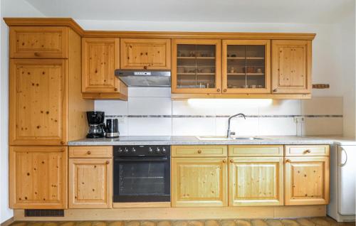 Dapur atau dapur kecil di Ferienwohnung Nähe Walchsee
