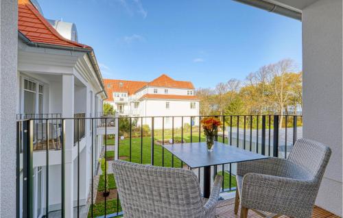 Balkón alebo terasa v ubytovaní Baltischer Hof Apartment 44