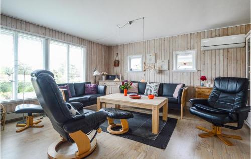 Χώρος καθιστικού στο Holiday Home Humlevænget