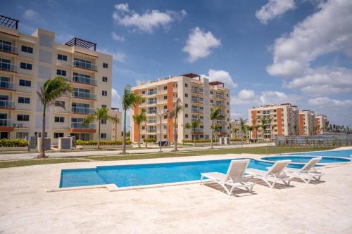 Bazén v ubytování Acogedor apartamento 2 Hab con Terraza nebo v jeho okolí