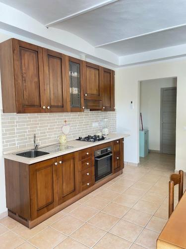Dapur atau dapur kecil di Il Leccio Agriturismo