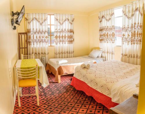 Katil atau katil-katil dalam bilik di Hotel Summita