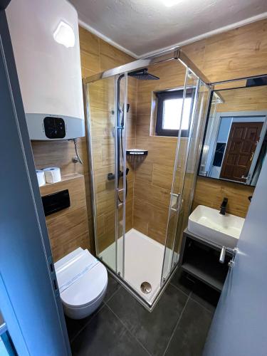 Koupelna v ubytování Apartments Dida Šime