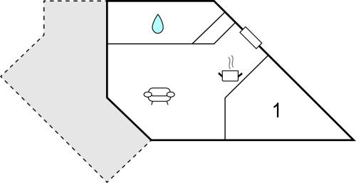 a diagram of a shirt in a triangle at Dünenvilla 14, Whg 9 in Priwall