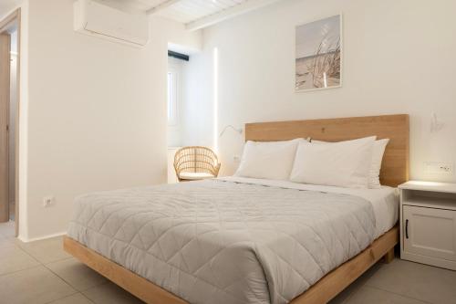 Postel nebo postele na pokoji v ubytování Biancasette Apartments