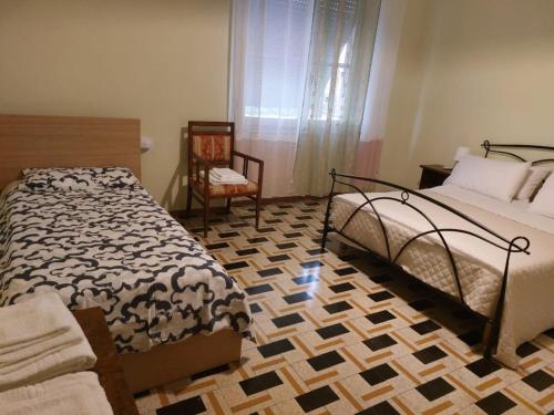 Postel nebo postele na pokoji v ubytování Villa Mehari