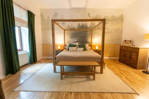 Ένα ή περισσότερα κρεβάτια σε δωμάτιο στο Apartments Paradiso