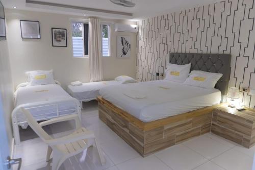 Postel nebo postele na pokoji v ubytování Hotel1325