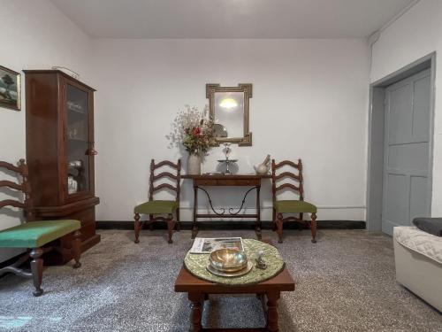 Posezení v ubytování Casa Bertulla