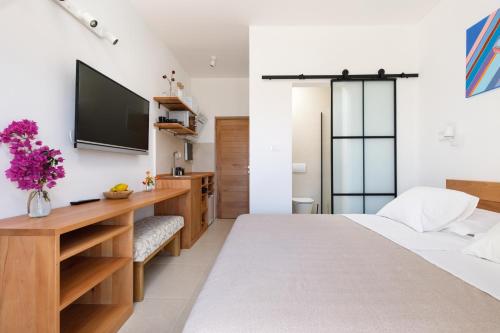 Letto o letti in una camera di Rooms Vinka Tudor