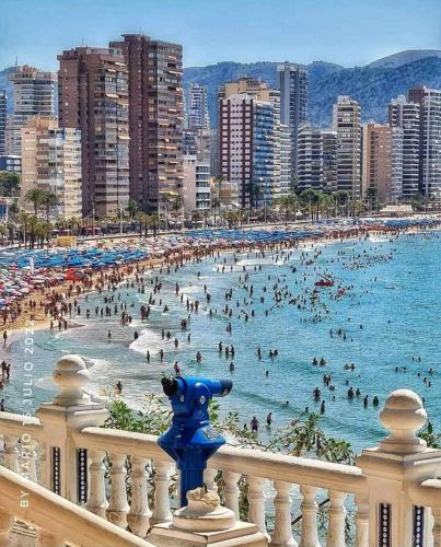 GRAN APTO A PIÉ DE PLAYA LEVANTE BEACH GAVINA - PLAZA TRIANGULAR - CENTRO Top Benidorm
