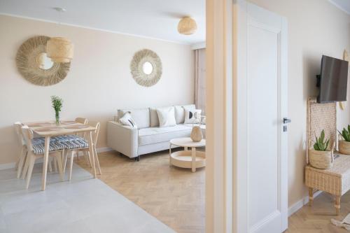 Posezení v ubytování Apartamenty Deluxe