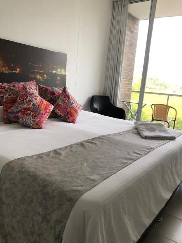 Postel nebo postele na pokoji v ubytování LUXURY Hotel