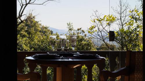 Μπαλκόνι ή βεράντα στο Pousada Alto de Monte Verde