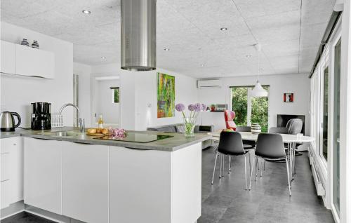 Dapur atau dapur kecil di Three-Bedroom Holiday Home In Bogense