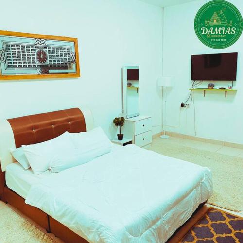 Кровать или кровати в номере Homestay Damias Bangi Avenue 1