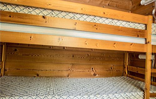 Μία ή περισσότερες κουκέτες σε δωμάτιο στο Lovely Home In Drevsjø With Lake View