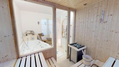 Et badeværelse på Landhaus Strandhafer HT 2