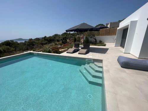 Kolam renang di atau dekat dengan Mesogi Villas, brand new modern, stylish villas, private pool, seaviews