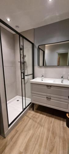 Et badeværelse på Côté montagnes