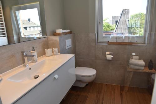 Et badeværelse på Landhaus Amelie