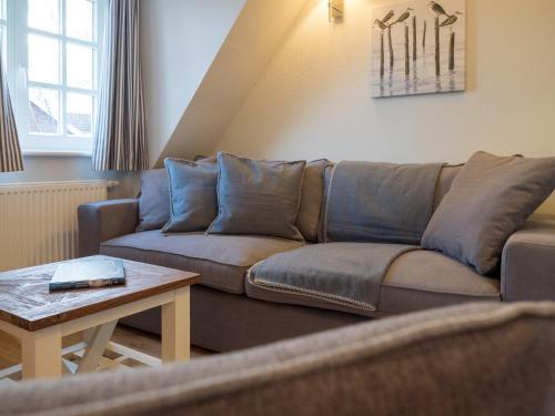 Χώρος καθιστικού στο Strandhaus Wohnung 6 DG