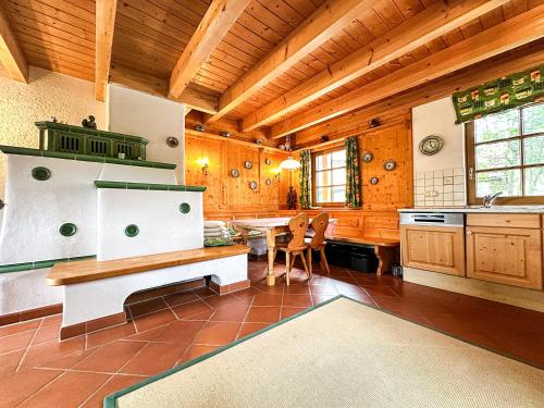 Una cocina o cocineta en Allgäuer Wanderglück