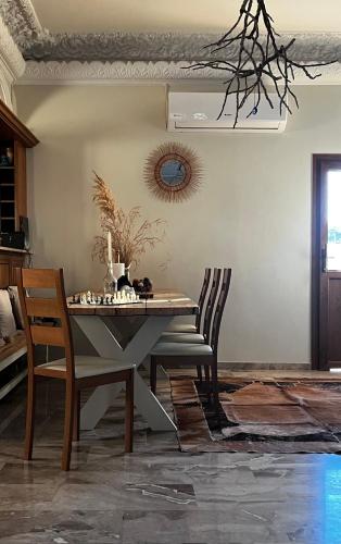 Χώρος καθιστικού στο Marios House