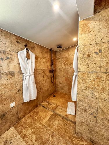 Koupelna v ubytování Boutique Hotel Comtal Empuries