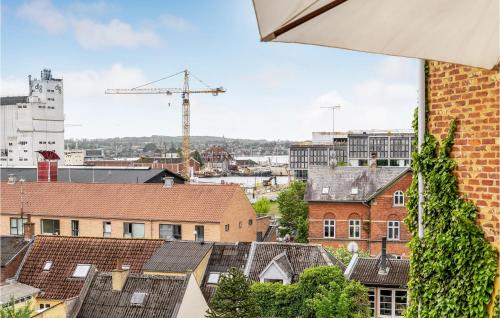 a view from the roof of a building at One-Bedroom Apartment In Svendborg in Svendborg