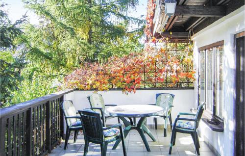 Μπαλκόνι ή βεράντα στο Holiday Home Dziemiany Radun