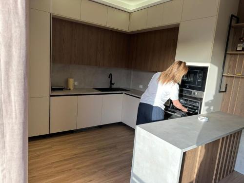 Dapur atau dapur kecil di Apartament 22