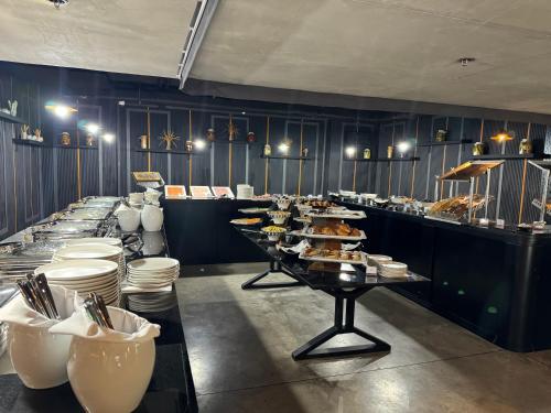 O zonă de relaxare la Sunshine Apartments Batumi