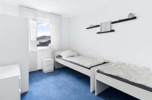 Ένα ή περισσότερα κρεβάτια σε δωμάτιο στο Modern Apartments in Selm on Top Location