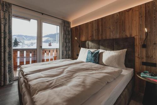 Postel nebo postele na pokoji v ubytování Portis Appartements