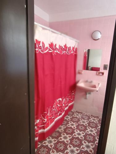 Ένα μπάνιο στο Hostal y hotel familiar china poblanan